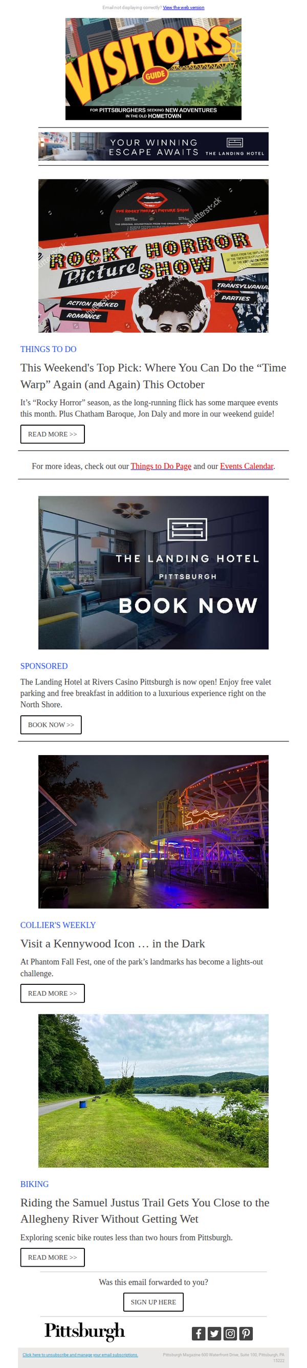6. Visitors Guide: Where you can do the “time warp” again and again this month