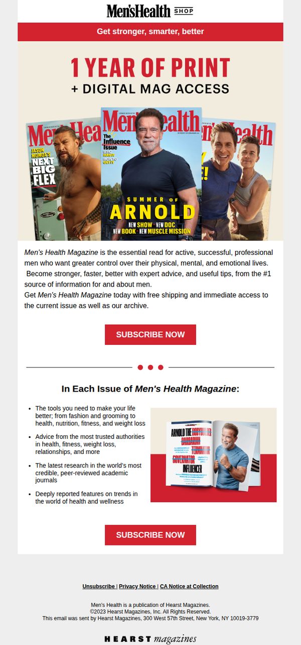 7. Don't Miss This Special Offer From Men's Health!