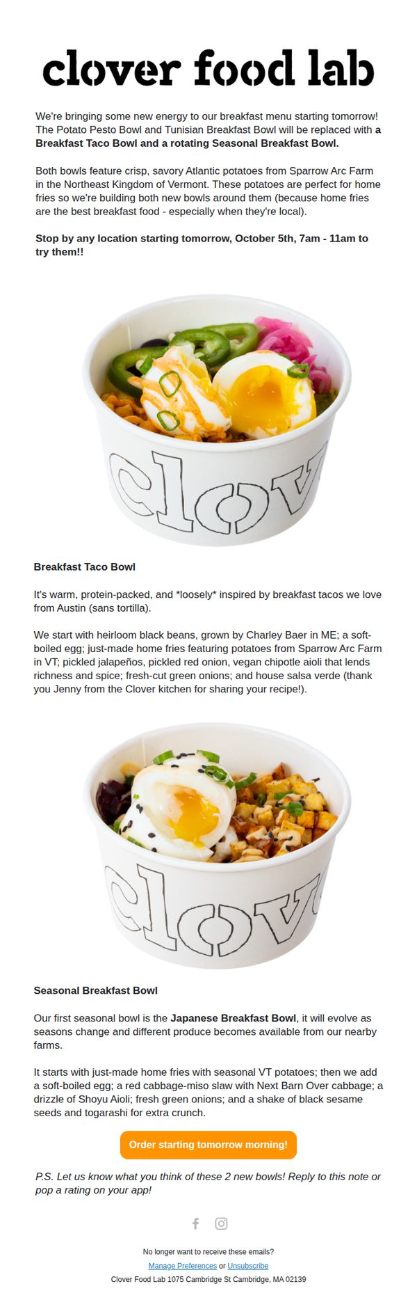 Clover Food Lab