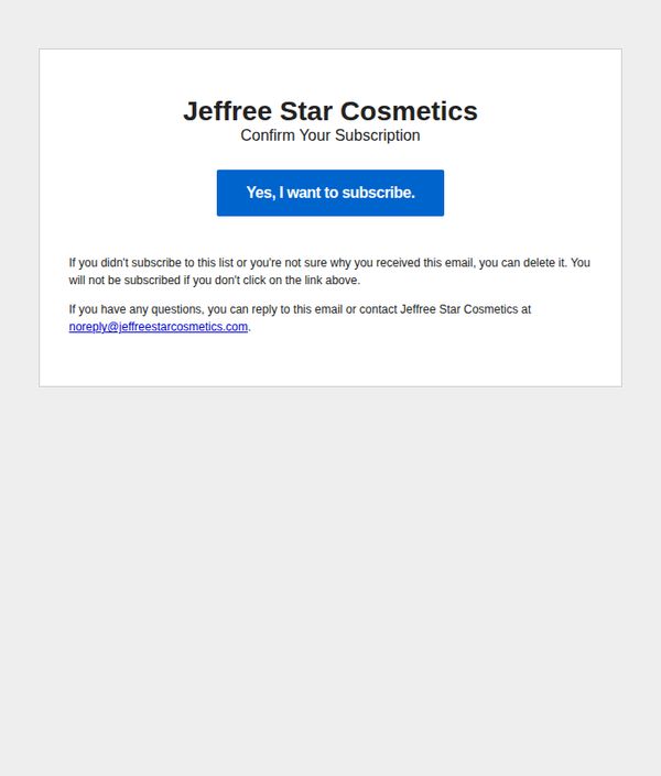6. Confirm Your Subscription