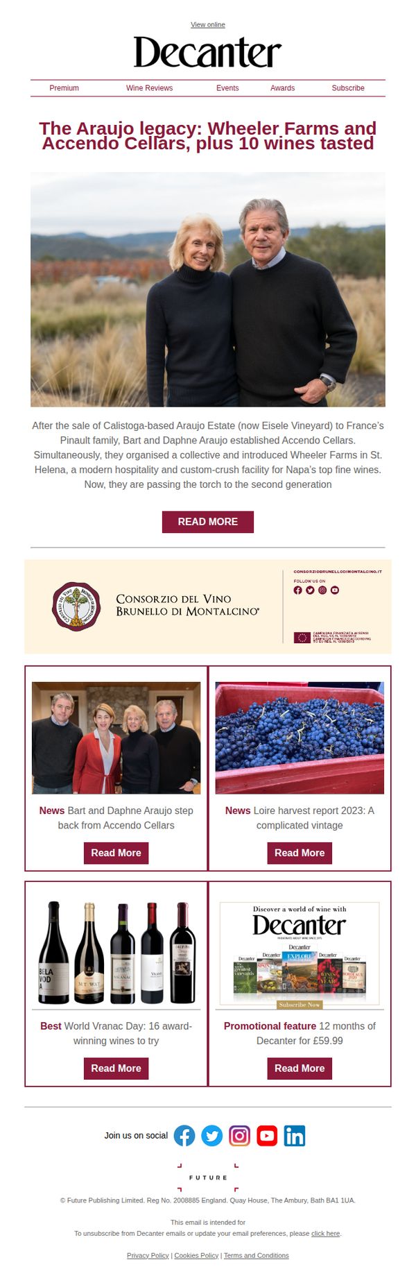 7. The Araujo legacy: Wheeler Farms and Accendo Cellars, plus 10 wines tasted