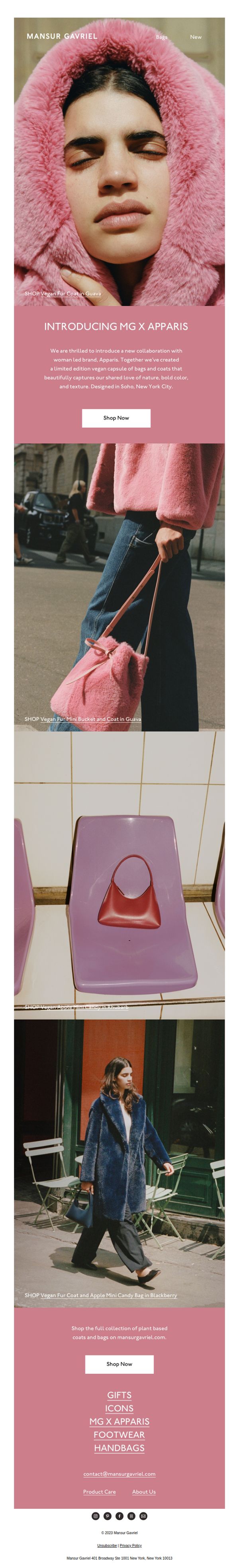 9. Mansur Gavriel x Apparis has arrived 💕
