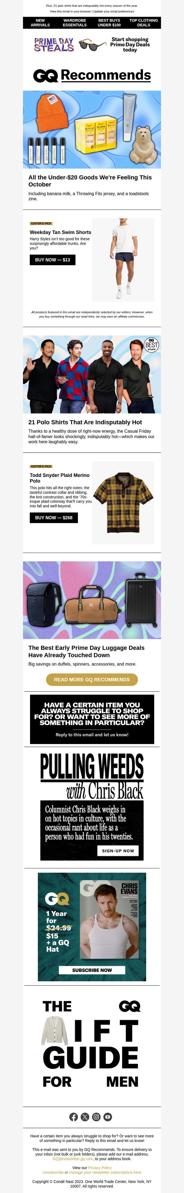 9. All the Under-$20 Goods We're Feeling This October
